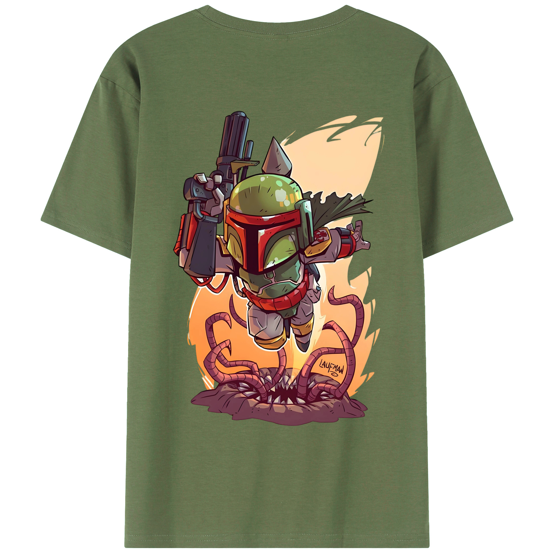 （画像用） スター・ウォーズ Star Wars 綿100％ メンズ半袖Tシャツ（バックプリント） 通気性